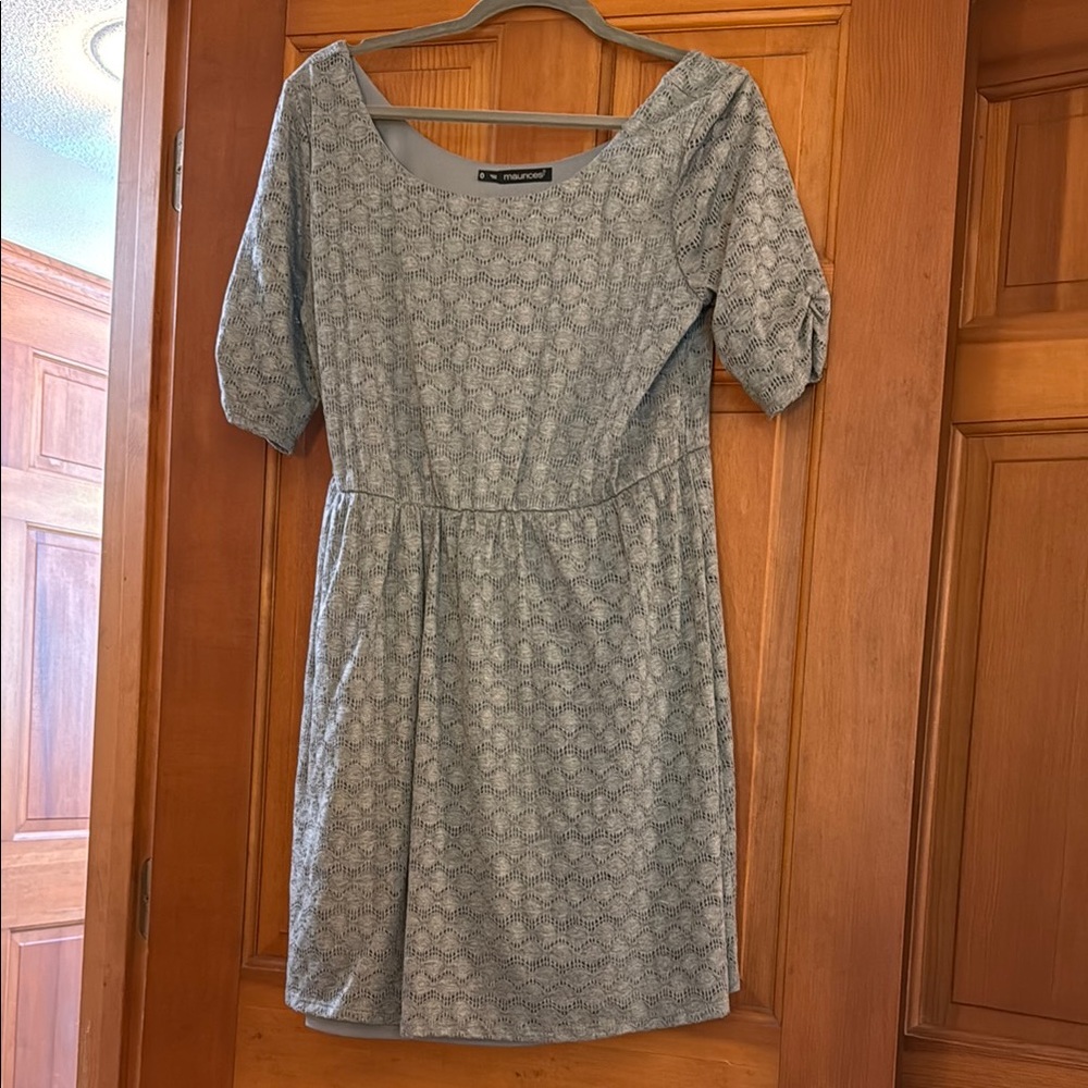 Cute Gray double layered Dress